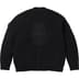 Supreme Stone Island Bouclé Cardigan - Black (front)