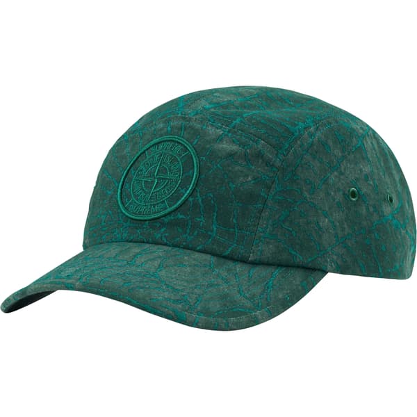 Supreme Stone Island Camp Cap - Dark Green (front)