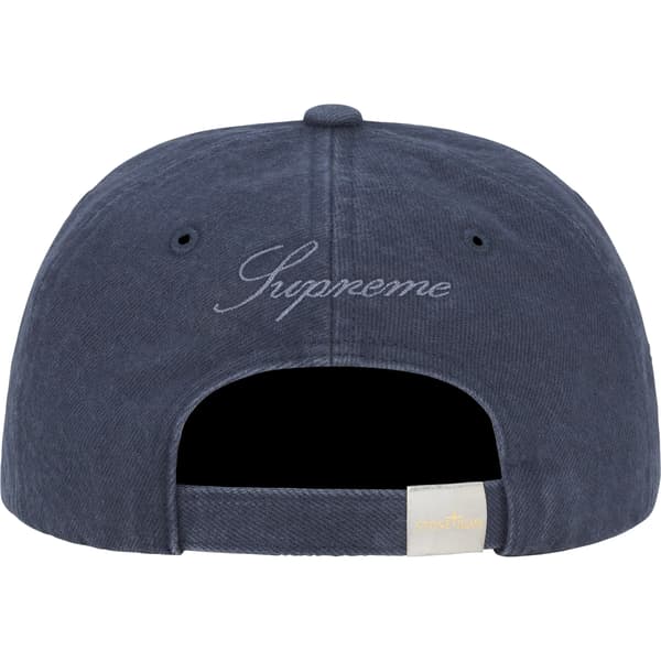 Supreme Stone Island Denim 6-Panel - Navy (front)