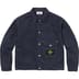 Supreme Stone Island Denim Trucker Jacket - Navy (front)