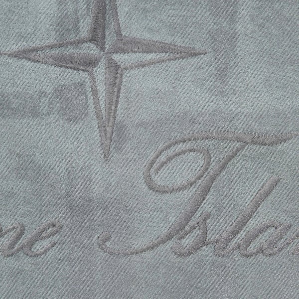 Supreme Stone Island Denim Trucker Jacket - Reflective (front)