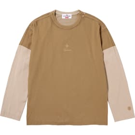 Supreme Stone Island L/S Top Tan