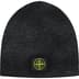 Supreme Stone Island Reflective Beanie - Black (front)