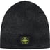 Supreme Stone Island Reflective Beanie - Black (front)