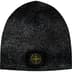 Supreme Stone Island Reflective Beanie - Black (front)