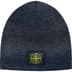 Supreme Stone Island Reflective Beanie - Navy (front)
