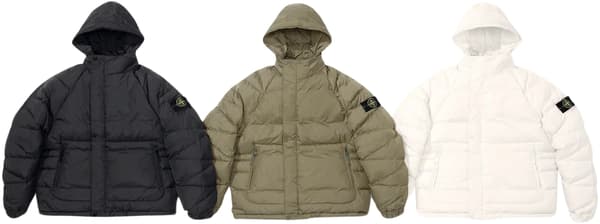 Supreme Stone Island Reversible Down Puffer Jacket - Product Image