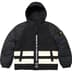 Supreme Stone Island Reversible Down Puffer Jacket - Black (front)
