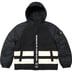 Supreme Stone Island Reversible Down Puffer Jacket - Black (front)