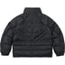 Supreme Stone Island Reversible Down Puffer Jacket - Black (front)