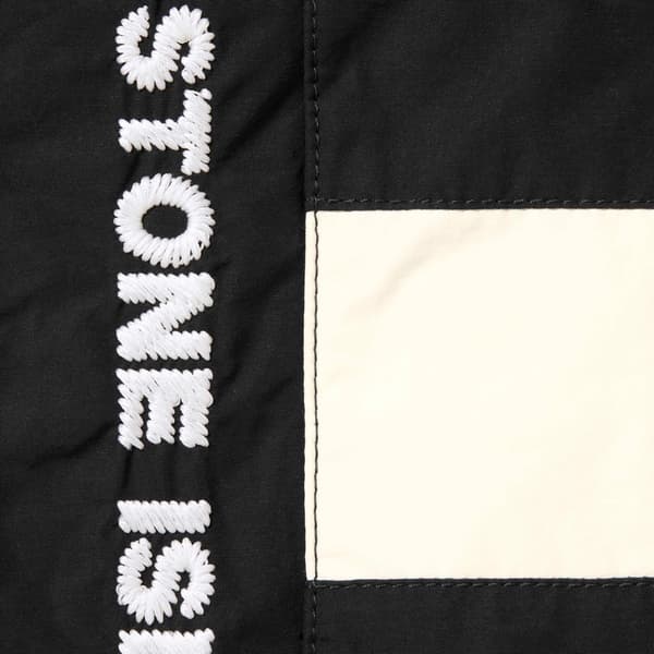 Supreme Stone Island Reversible Down Puffer Jacket - Black (front)