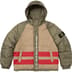 Supreme Stone Island Reversible Down Puffer Jacket - Olive (front)
