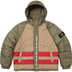 Supreme Stone Island Reversible Down Puffer Jacket - Olive (front)