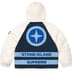 Supreme Stone Island Reversible Down Puffer Jacket - White (front)