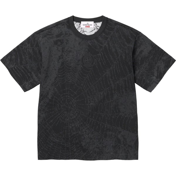Supreme Stone Island S/S Top - Black (front)