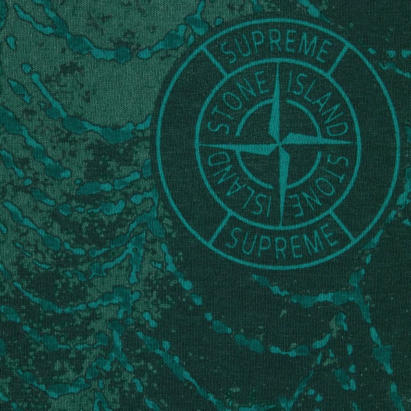 Supreme Stone Island S/S Top - Dark Green (front)