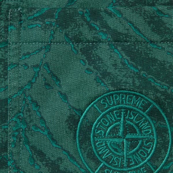 Supreme Stone Island Sweatpant - Dark Green (front)