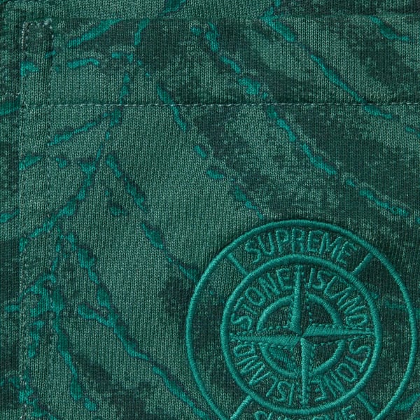 Supreme Stone Island Sweatpant - Dark Green (front)