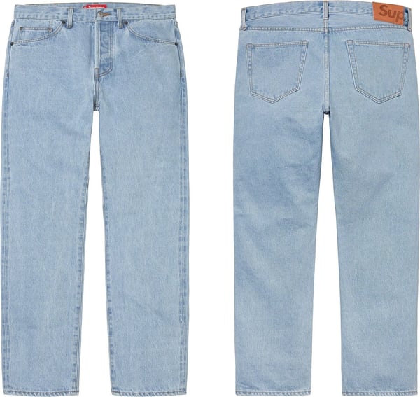 Supreme Stone Washed Slim Jean - Product Image