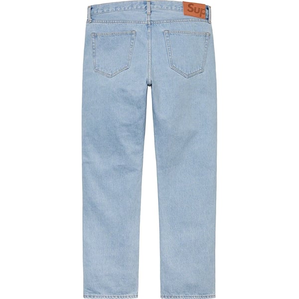 Supreme Stone Washed Slim Jean - Stone Washed Indigo (front)
