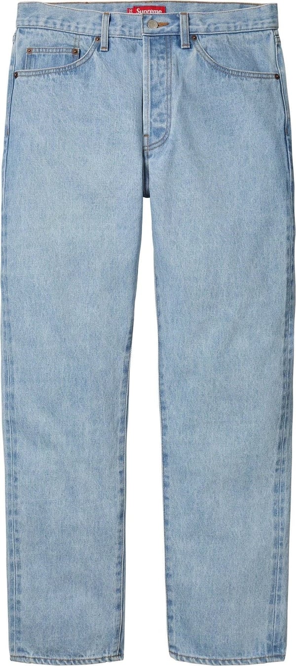 Supreme Stone Washed Slim Selvedge Jean - Product Image