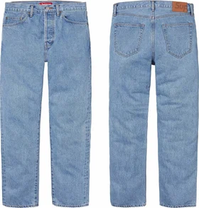 Supreme Stone Washed Slim Selvedge Jean