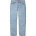 Supreme Stone Washed Slim Selvedge Jean - Stone Washed Indigo (front)