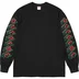 Supreme Strawberries L/S Tee - Black (front)