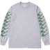 Supreme Strawberries L/S Tee - Heather Grey (front)