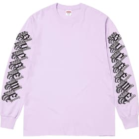 Supreme Strawberries L/S Tee Light Purple