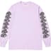 Supreme Strawberries L/S Tee - Light Purple (front)