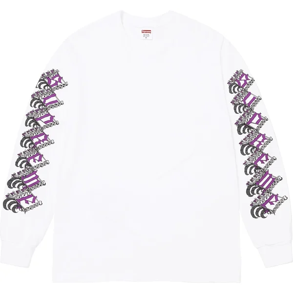 Supreme Strawberries L/S Tee - White (front)