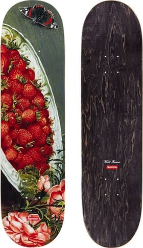 Supreme Strawberries Skateboard 8.25" x 32"