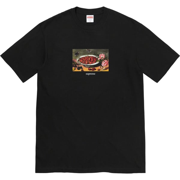 Supreme Strawberries Tee - Black (front)