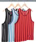 Supreme Stripe Mesh Tank Top - Product Image