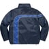 Supreme Stripe Puffer Jacket - Navy (front)