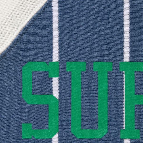 Supreme Stripe Raglan L/S Top - Navy (front)