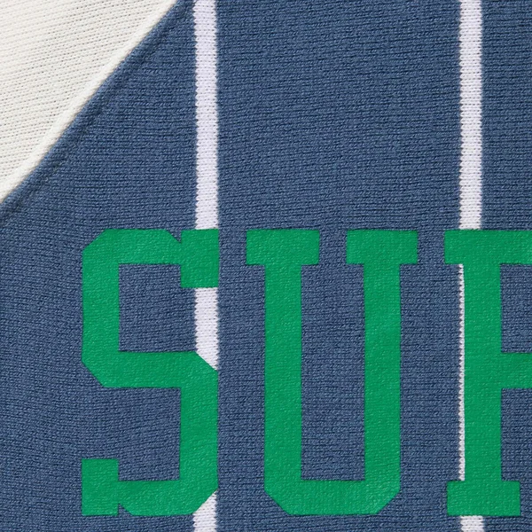 Supreme Stripe Raglan L/S Top - Navy (front)