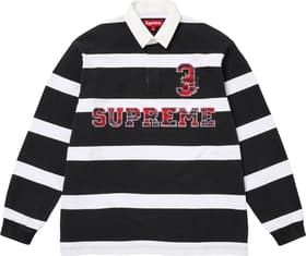 Supreme Stripe Rugby Black