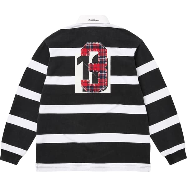 Supreme Stripe Rugby - Black (front)