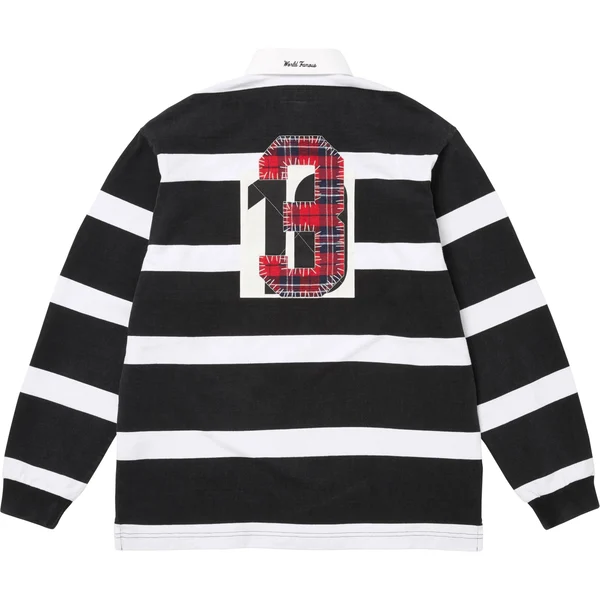 Supreme Stripe Rugby - Black (front)
