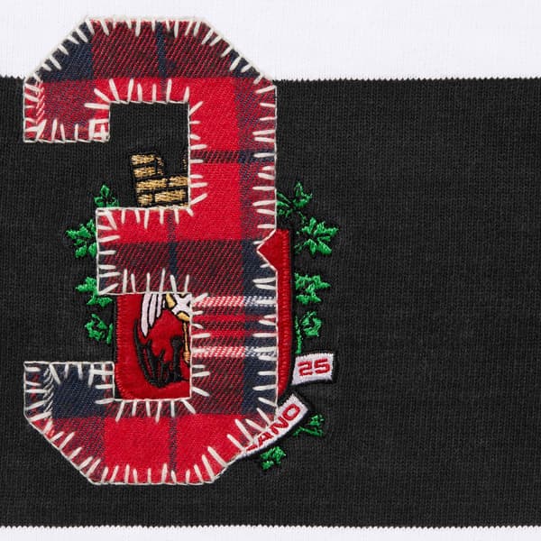 Supreme Stripe Rugby - Black (front)