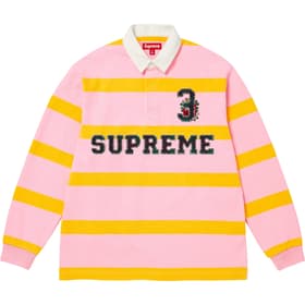Supreme Stripe Rugby Pink