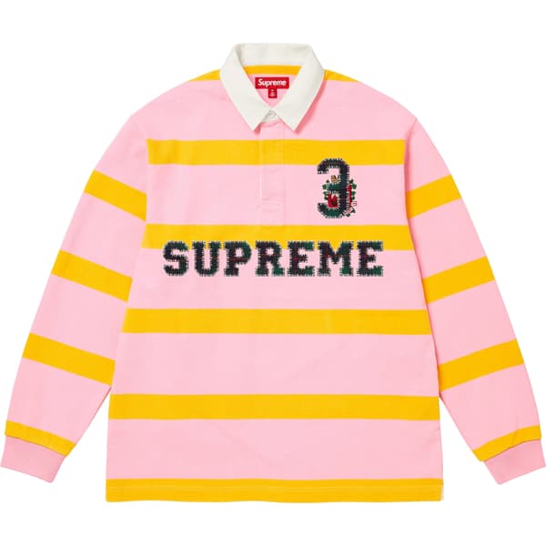 Supreme Stripe Rugby - Pink (front)
