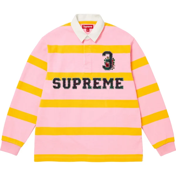 Supreme Stripe Rugby - Pink (front)