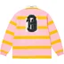 Supreme Stripe Rugby - Pink (front)