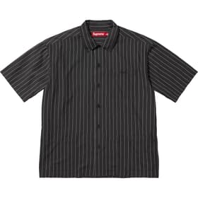 Supreme Stripe S/S Pajama Shirt Black
