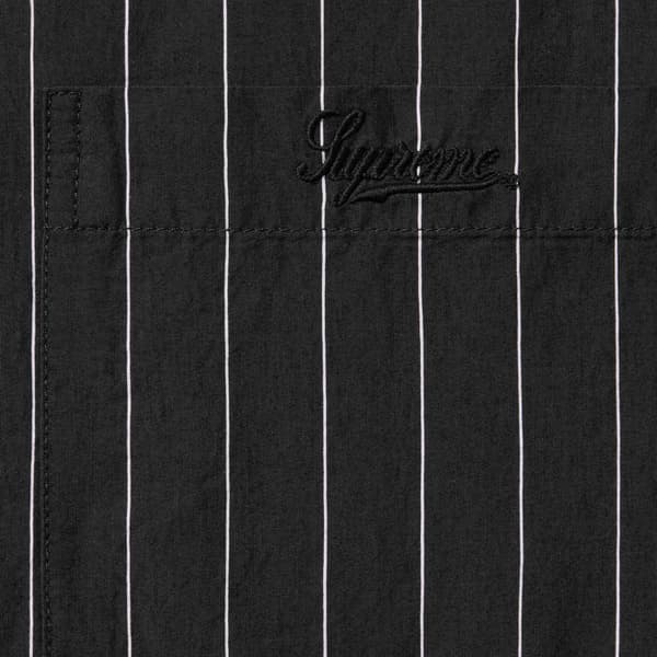 Supreme Stripe S/S Pajama Shirt - Black (front)