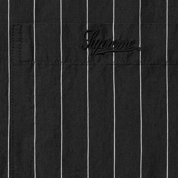 Supreme Stripe S/S Pajama Shirt - Black (front)