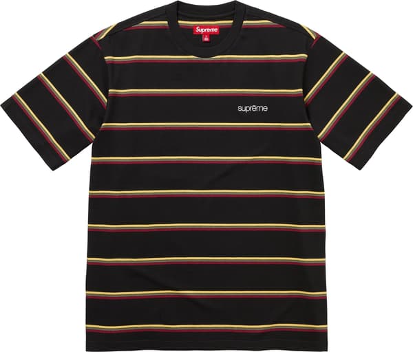 Supreme Stripe S/S Top - Black (front)